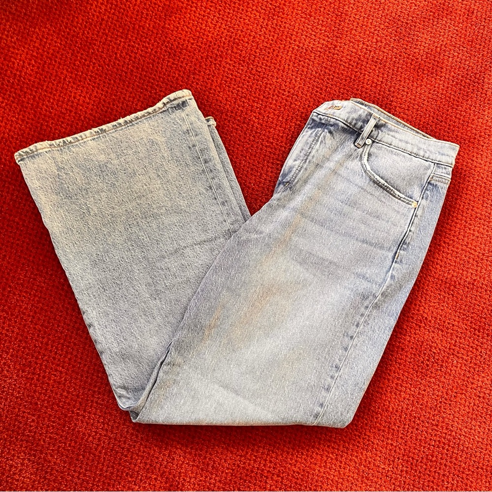 LOFT wide leg jeans, size 31